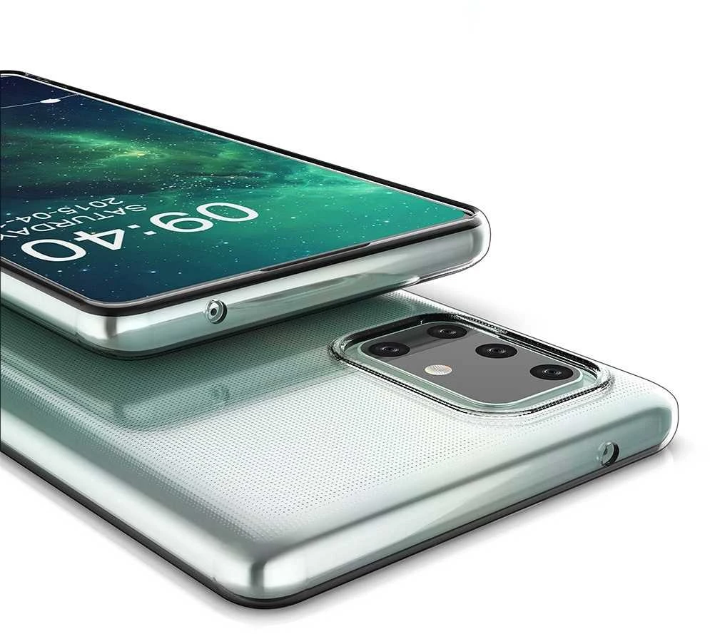Oem CLEAR dėklas 2 mm BOX skirtas Samsung Galaxy A71 skaidrus