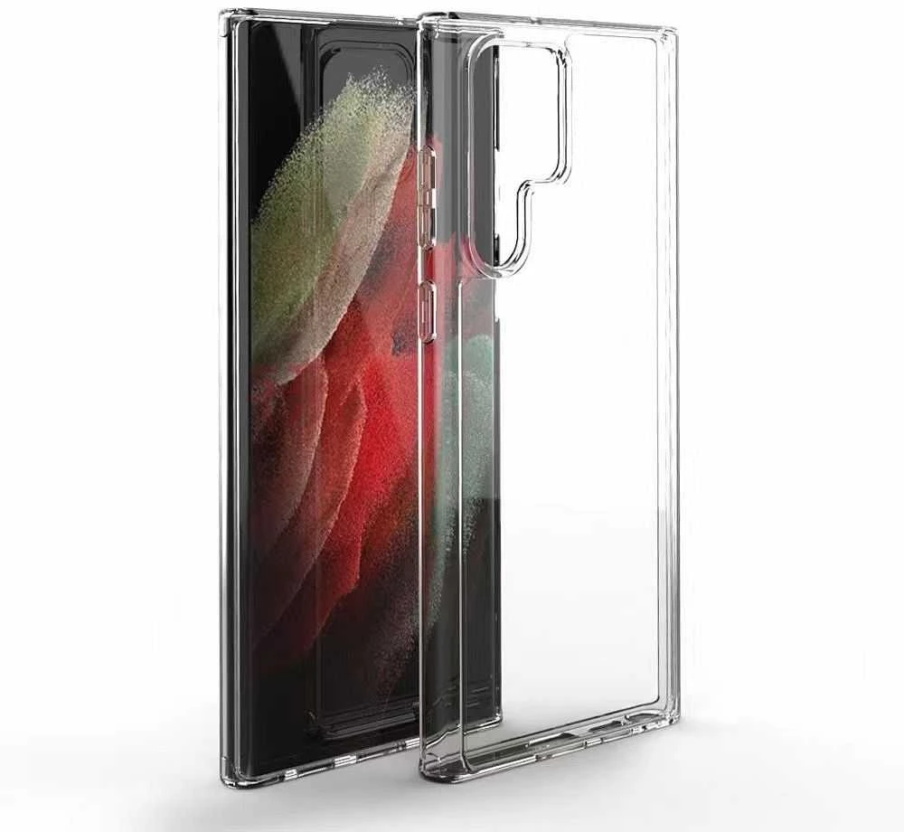 Oem CLEAR dėklas 2 mm BOX skirtas Samsung Galaxy S22 Ultra skaidrus