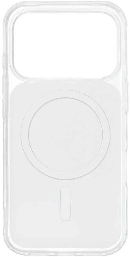 Oem Originalus „iPhone 15“ dėklas, skaidrus „Fusion Mag Cover“, suderinamas su „MagSafe“ baltais