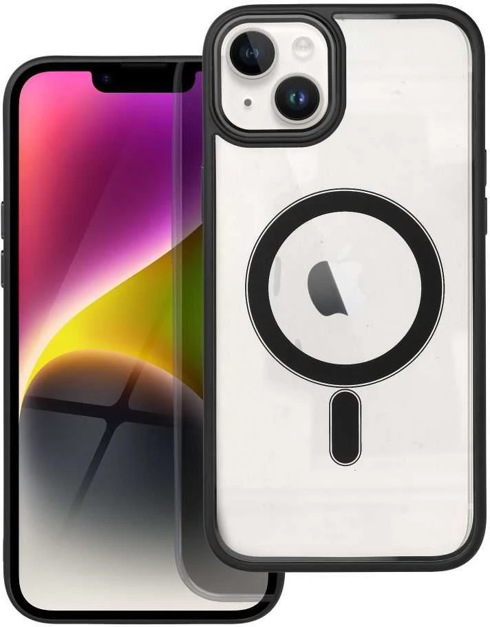 Oem Dėklas Color Edge Mag Cover (MagSafe) skirtas iPhone 14 Plus juodas