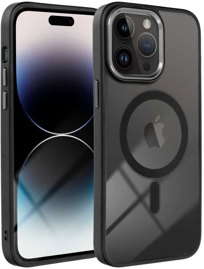 Oem Dėklas Color Edge Mag Cover (MagSafe) skirtas iPhone 15 Pro Max juodas