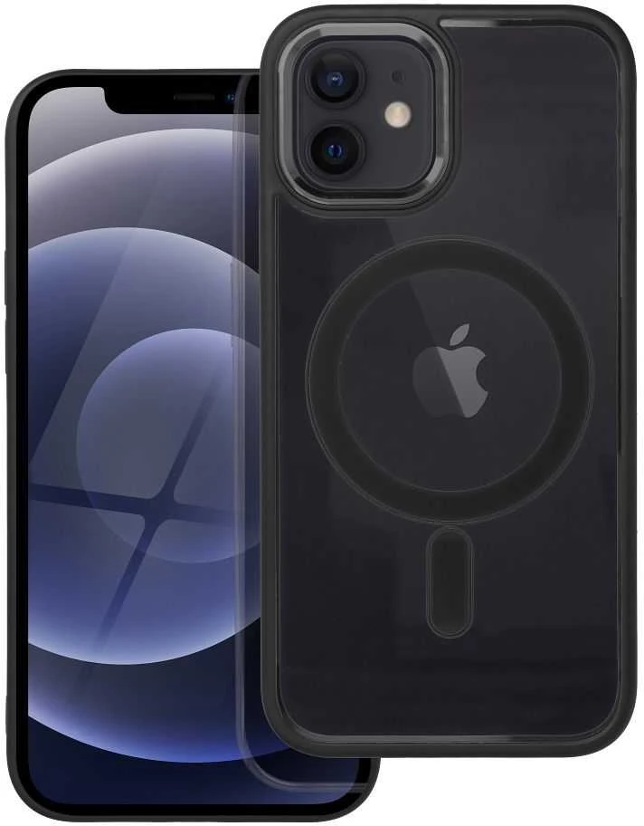 Oem Dėklas Color Edge Mag Cover (MagSafe) skirtas iPhone 12 / 12 Pro juodas