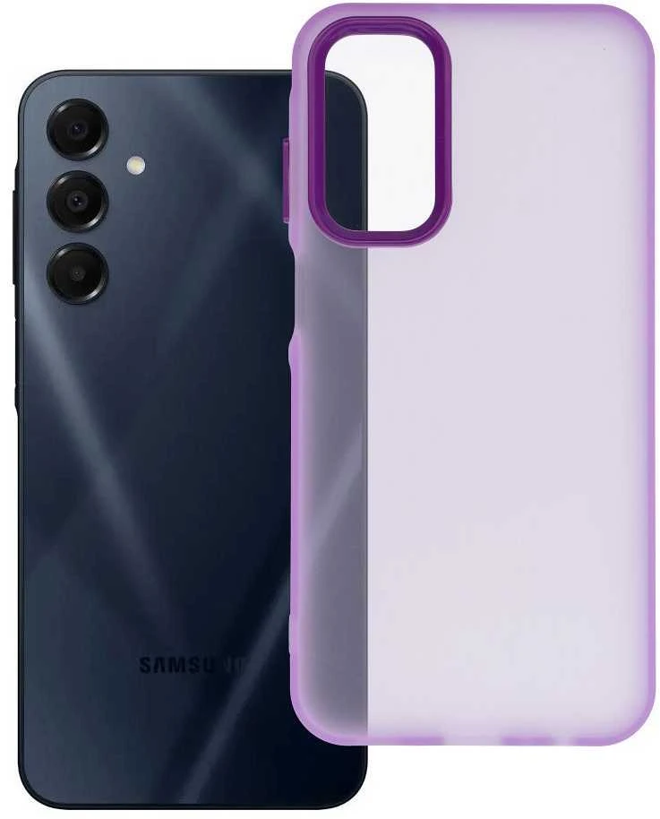 Oem SAPPY Dėklas skirtas Samsung Galaxy A15 4G / A15 5G violetinės spalvos