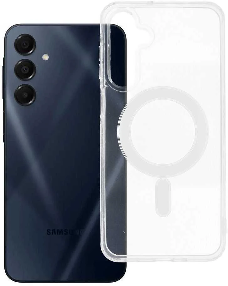 Oem CLEAR MAG COVER dėklas suderinamas su MagSafe skirtas Samsung Galaxy A16 skaidrus