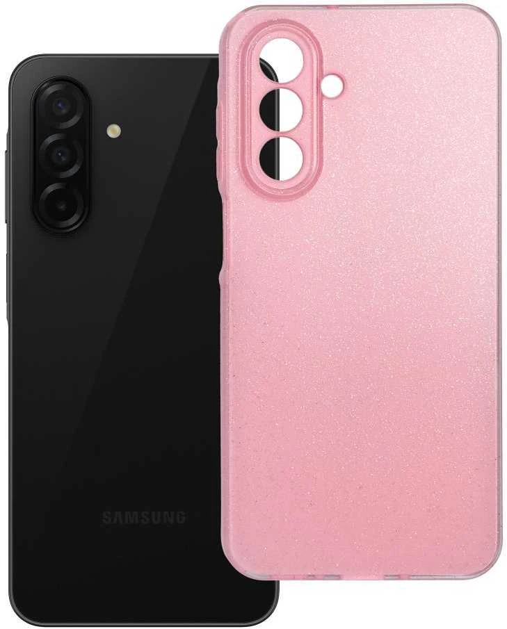 Dėklas Oem CLEAR CASE 2 mm BLINK skirtas Samsung Galaxy A26 5G rožinės spalvos