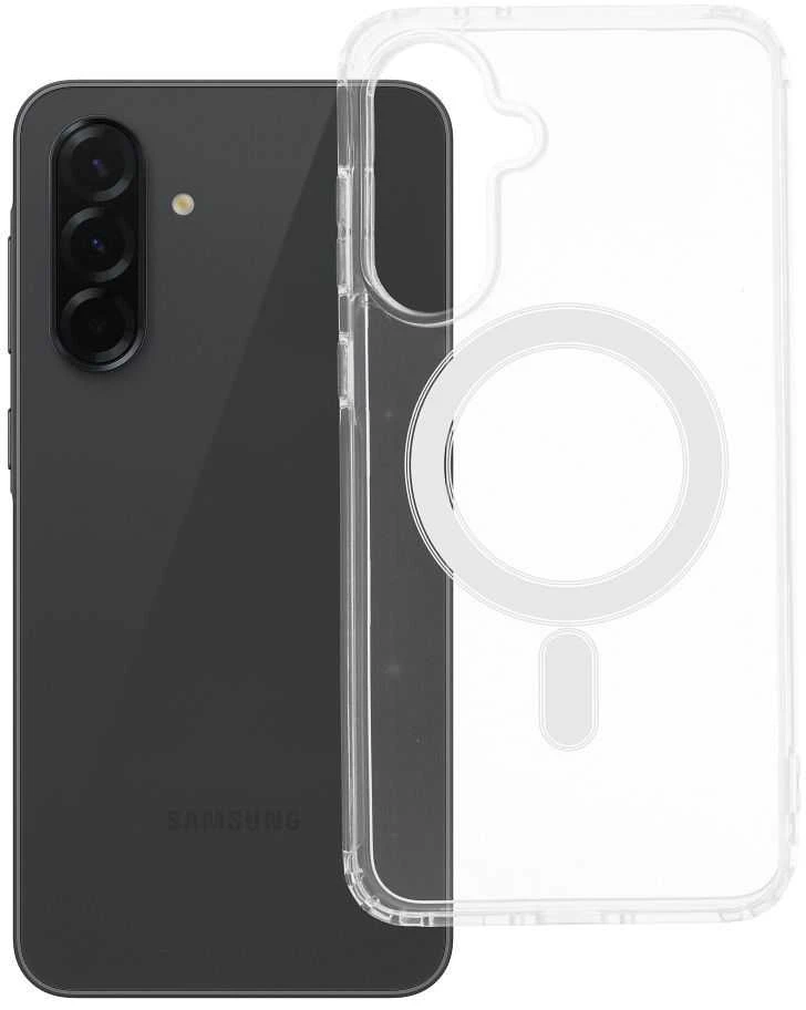 Oem CLEAR MAG COVER (MID) dėklas suderinamas su MagSafe skirtas Samsung Galaxy A36 skaidrus