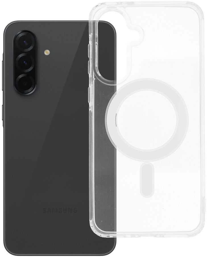 Oem CLEAR MAG COVER dėklas suderinamas su MagSafe skirtas Samsung Galaxy A36 skaidrus
