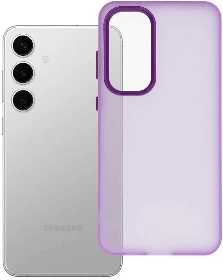 Oem SAPPY Dėklas skirtas Samsung Galaxy S24 FE violetinės spalvos
