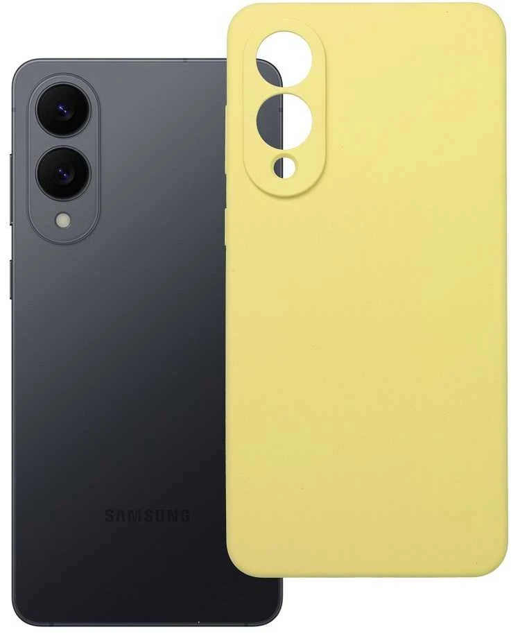Oem Dėklas SILICONE 2mm skirtas Samsung Galaxy S25 Edge lemon