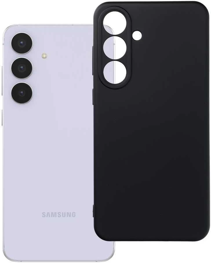 Oem SAMSUNG S25 FE silikoninis dėklas, juodas