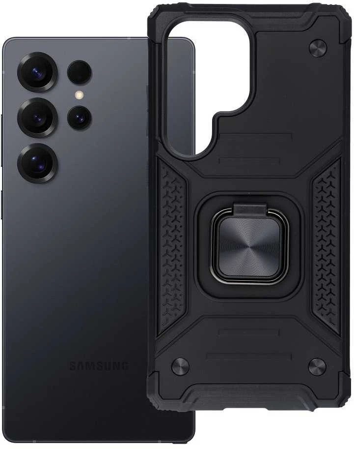 Oem NITRO dėklas skirtas Samsung Galaxy S25 Ultra juodos spalvos
