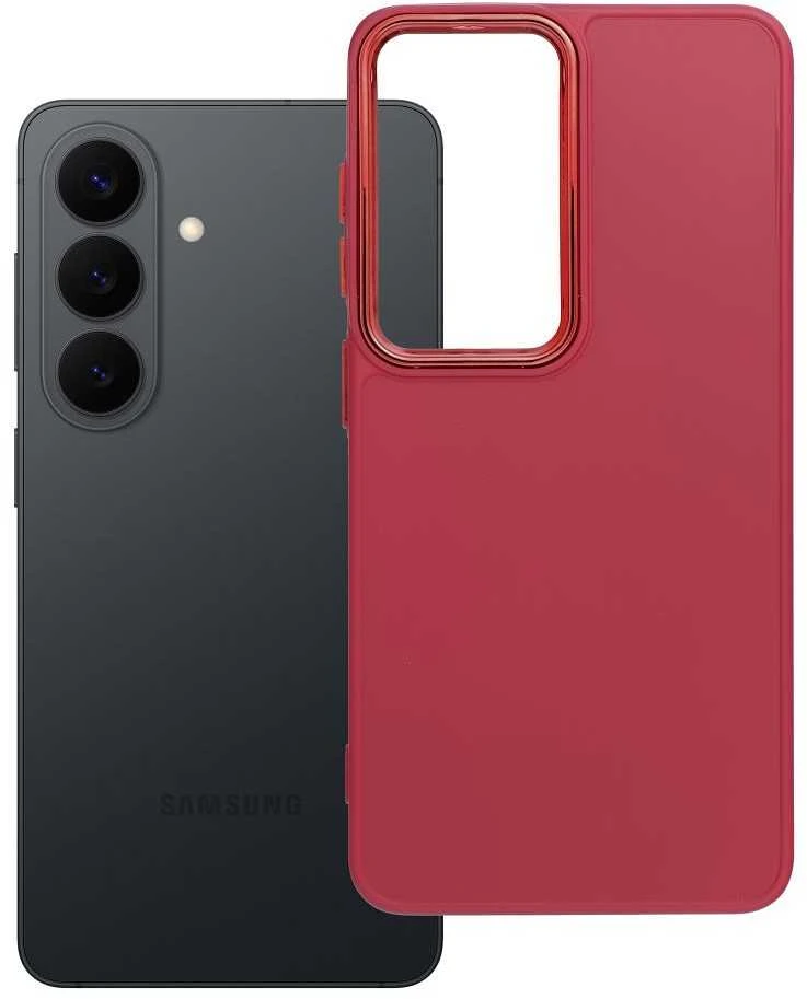 Oem FRAME dėklas, skirtas SAMSUNG S26 rausvai raudonam