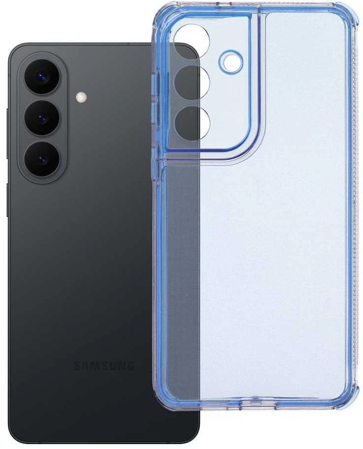 Oem MATRIX CLEAR dėklas, skirtas SAMSUNG S26 Plus, mėlynas
