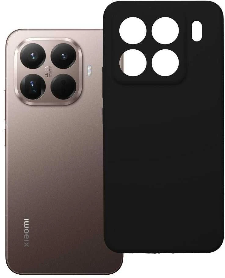 Oem Dėklas SILICONE 2mm skirtas Xiaomi 15 Pro juodos spalvos