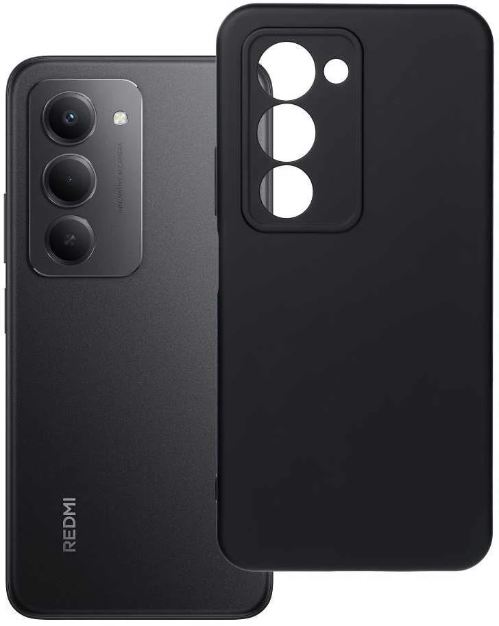 Oem Silikoninis dėklas, skirtas XIAOMI Redmi 15 4G / 15 5G (171,1 mm), juodas