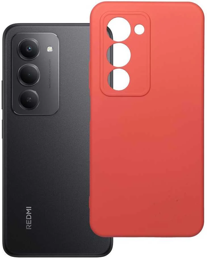 Oem SILIKONINIS dėklas XIAOMI Redmi 15 4G / 15 5G (171.1mm) persikinės spalvos