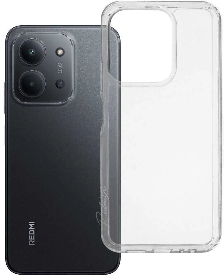 Oem YPATINGAI SKAIDRUS HIBRIDINIS dėklas, skirtas XIAOMI Redmi 15C, skaidrus