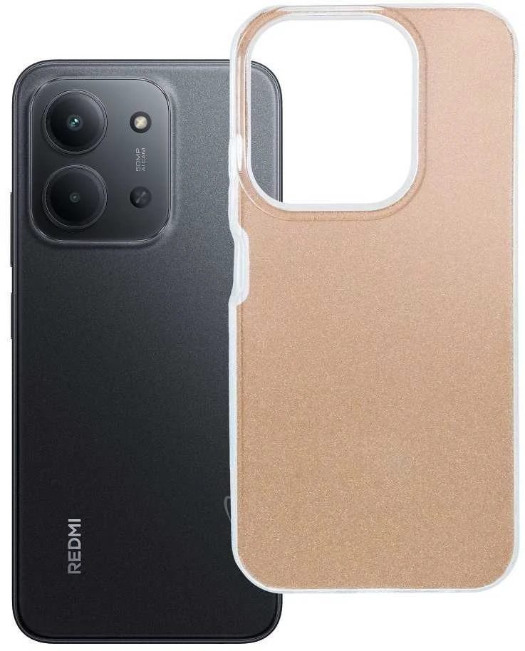 Oem ŽVILGANTIS dėklas, skirtas XIAOMI Redmi 15C (173,16 x 81,07 x 8,2), auksinis
