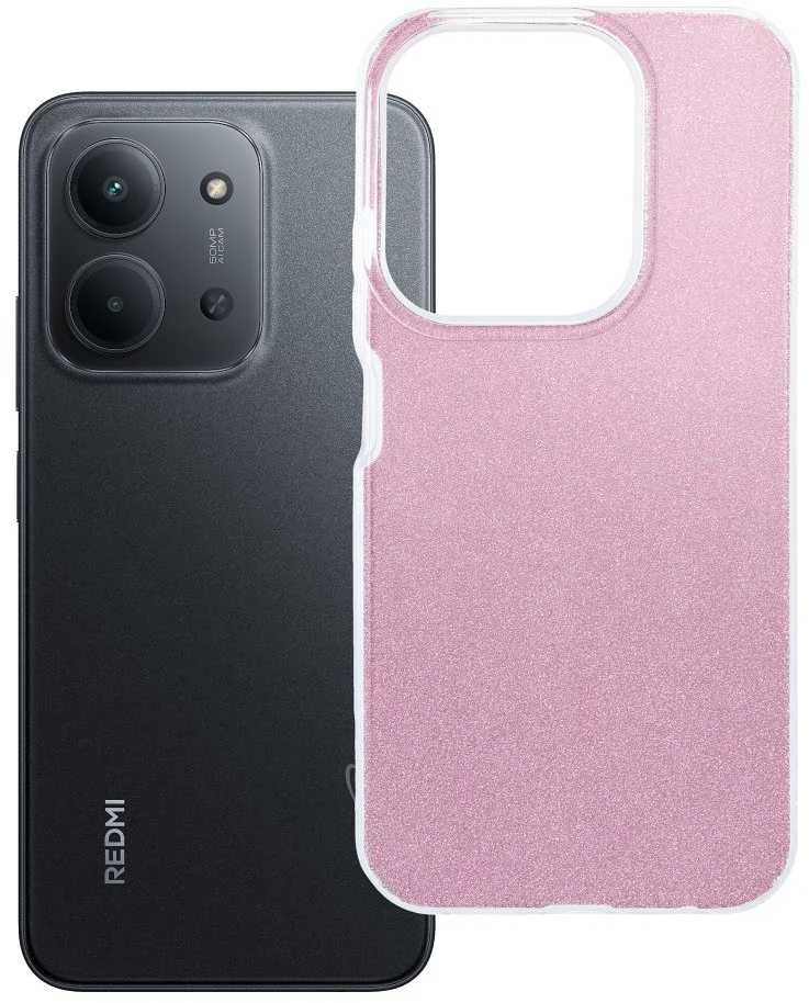 Oem SPINDINTIS dėklas, skirtas XIAOMI Redmi 15C (173,16 x 81,07 x 8,2), rožinis