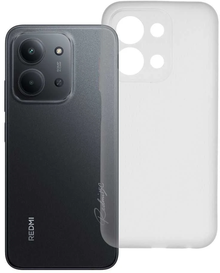 Oem YPAČ PLONAS MATINIS dėklas, skirtas XIAOMI Redmi 15C, skaidrus