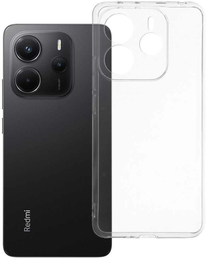 Oem CLEAR dėklas 2 mm BOX skirtas Xiaomi Redmi Note 14 5G skaidrus