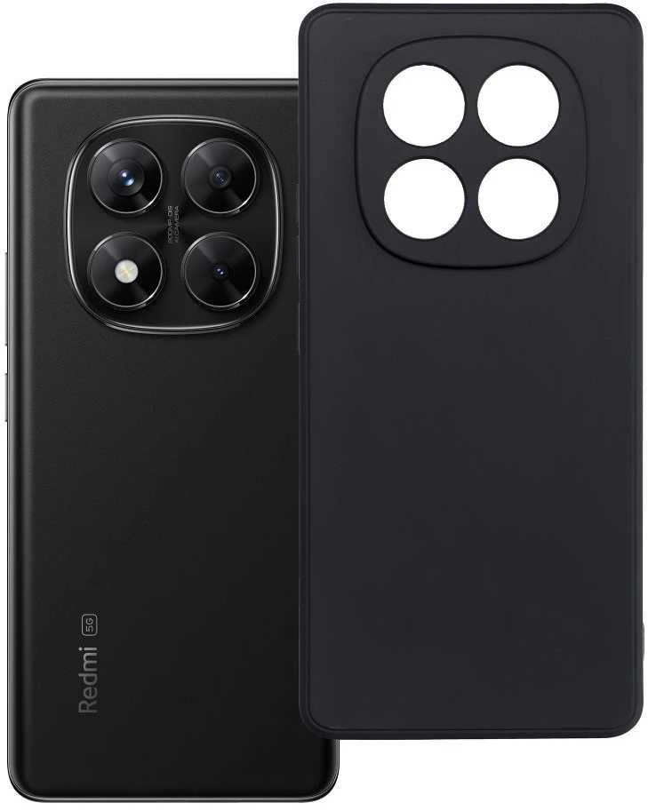 Forcell Oem Matinis dėklas skirtas Xiaomi Redmi Note 14 PRO 4G juodos spalvos