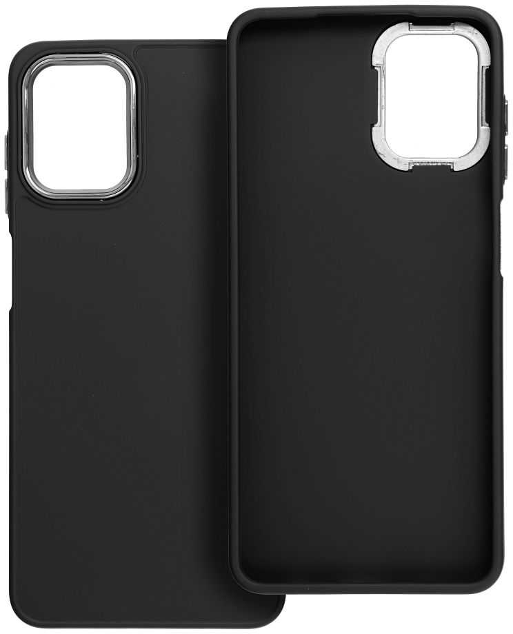 Oem FRAME dėklas skirtas Samsung Galaxy A12 / M12 juodos spalvos