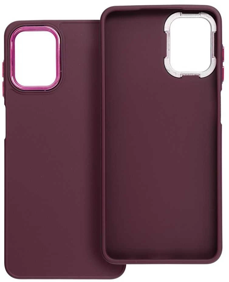 Oem FRAME dėklas skirtas Samsung Galaxy A12 / M12 violetinės spalvos