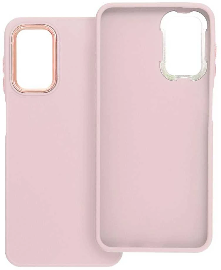 Oem FRAME dėklas skirtas Samsung Galaxy A13 4G powder rožinės spalvos