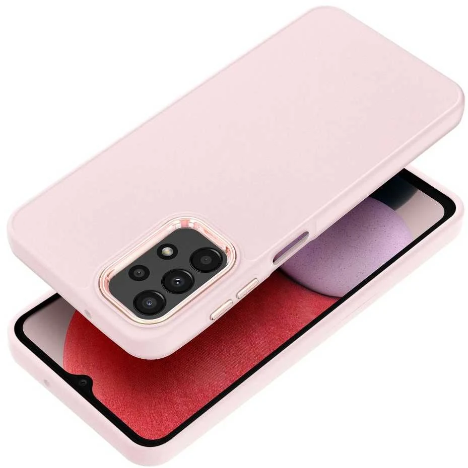 Oem FRAME dėklas skirtas Samsung Galaxy A13 4G powder rožinės spalvos