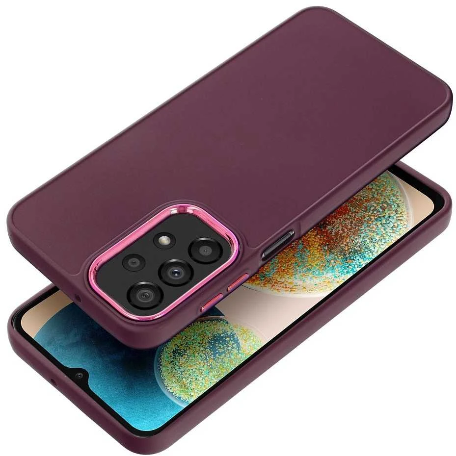 Oem FRAME Dėklas skirtas Samsung Galaxy A23 5G violetinės spalvosinės spalvos