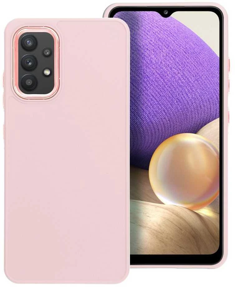Oem FRAME dėklas skirtas Samsung Galaxy A32 LTE ( 4G ) powder rožinės spalvos