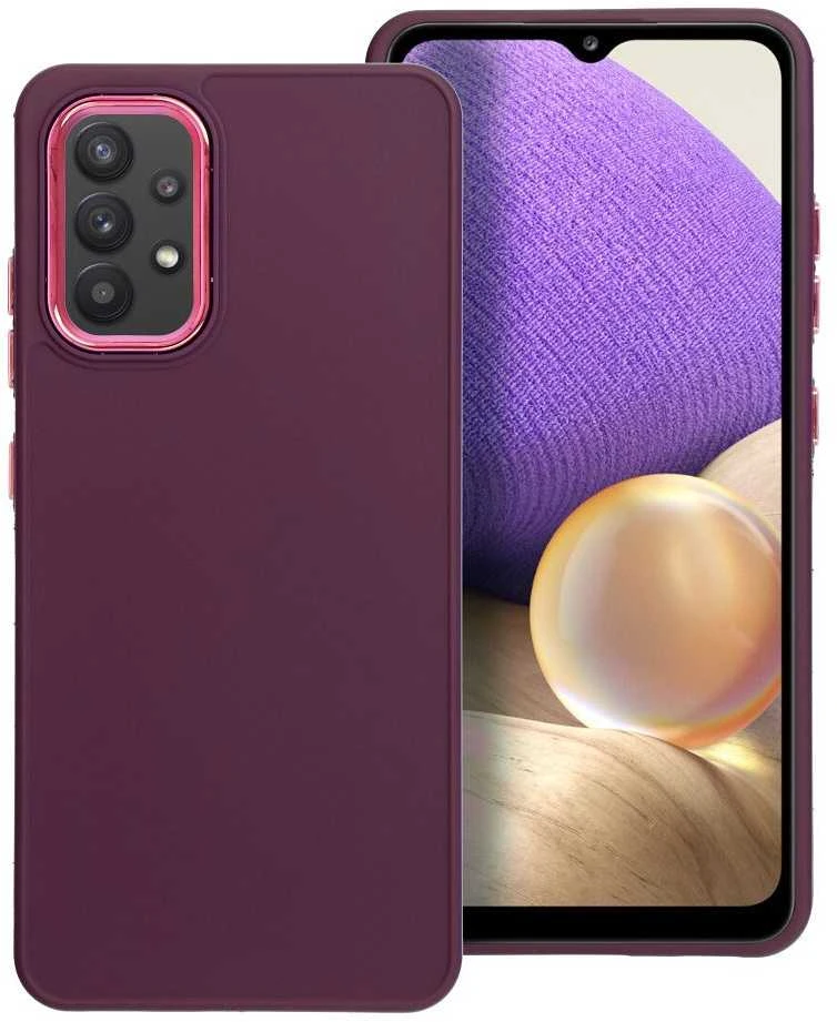 Oem FRAME dėklas skirtas Samsung Galaxy A32 LTE ( 4G ) violetinės spalvos