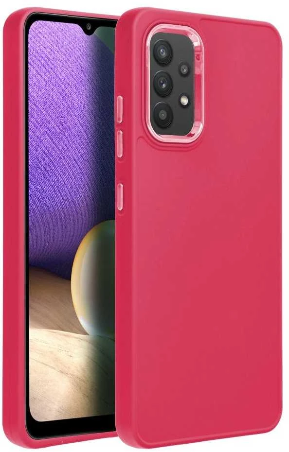 Oem FRAME dėklas skirtas Samsung Galaxy A32 LTE ( 4G ) magenta