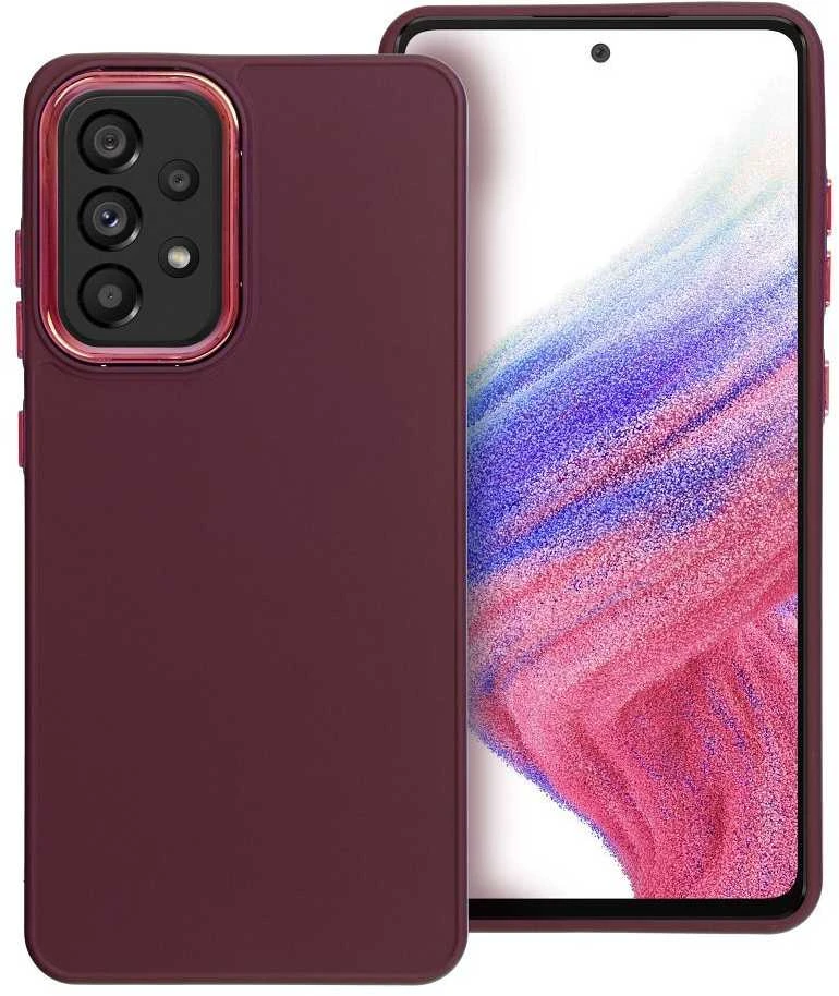 Dėklas Oem Futerał FRAME do SAMSUNG A52 5G / A52 LTE ( 4G ) / A52s 5G violetinė