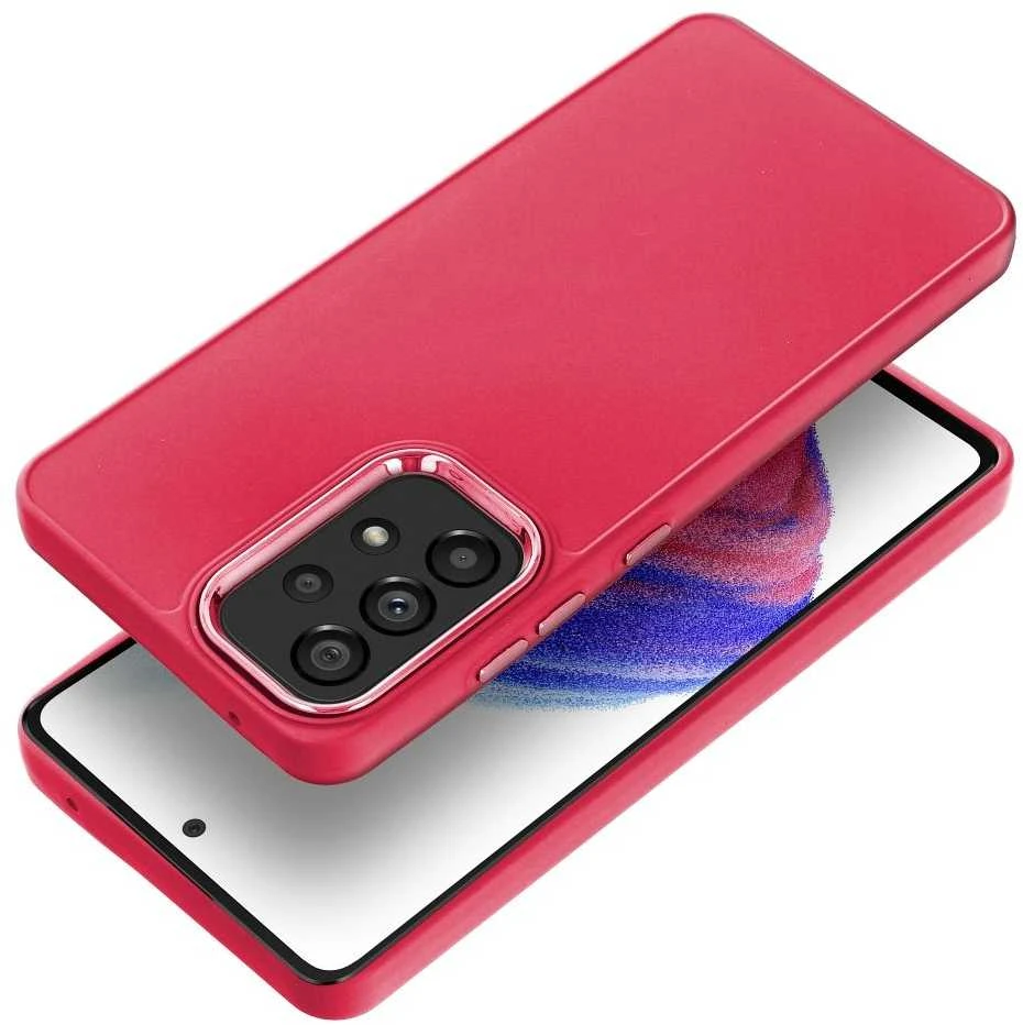 Oem FRAME dėklas skirtas Samsung Galaxy A52 5G / A52 LTE ( 4G ) / A52s 5G magenta