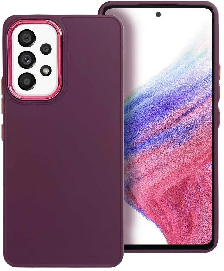 Oem FRAME dėklas skirtas Samsung Galaxy A53 5G violetinės spalvos