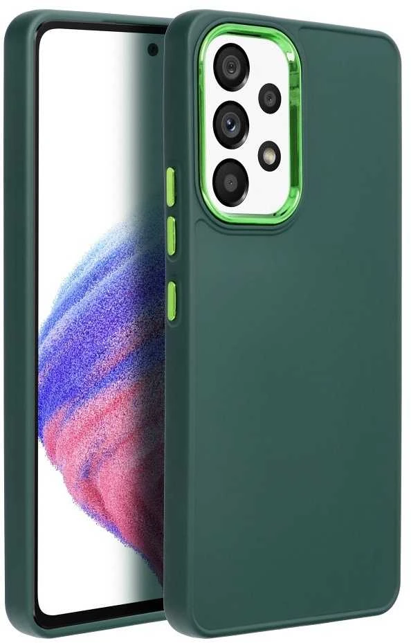 Oem FRAME dėklas skirtas Samsung Galaxy A53 5G žalios spalvos