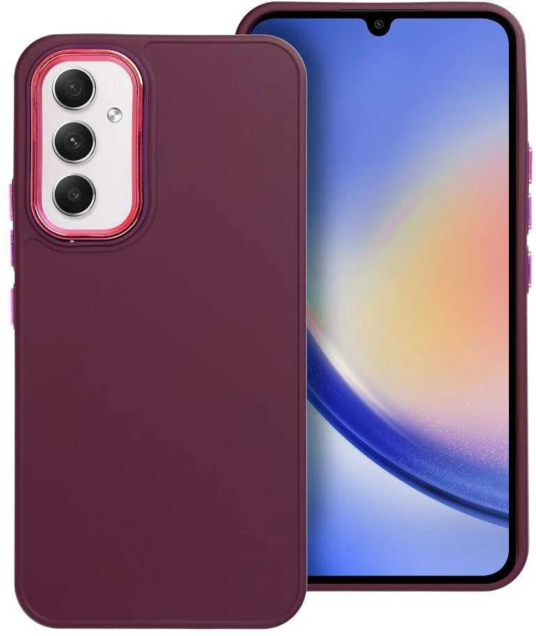 Oem FRAME dėklas skirtas Samsung Galaxy A54 5G violetinės spalvos