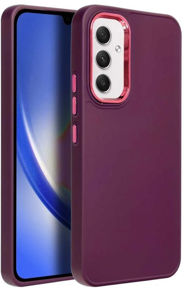 Oem FRAME dėklas skirtas Samsung Galaxy A54 5G violetinės spalvos