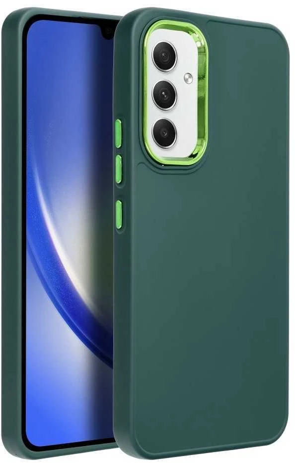 Oem FRAME dėklas skirtas Samsung Galaxy A54 5G žalios spalvos