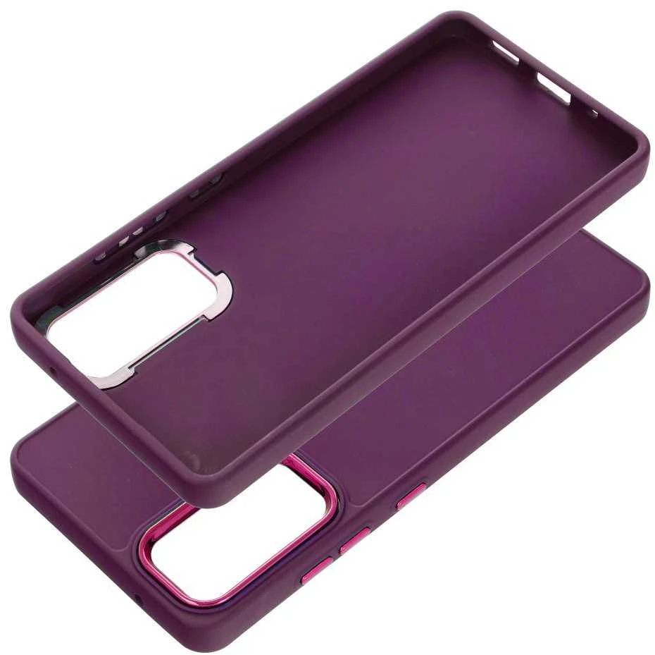 Oem FRAME dėklas skirtas Samsung Galaxy S20 FE / S20 FE 5G violetinės spalvos