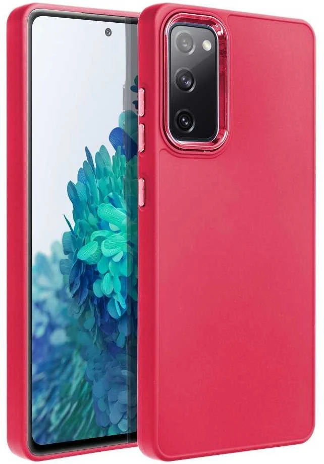 Oem FRAME dėklas skirtas Samsung Galaxy S20 FE / S20 FE 5G magenta