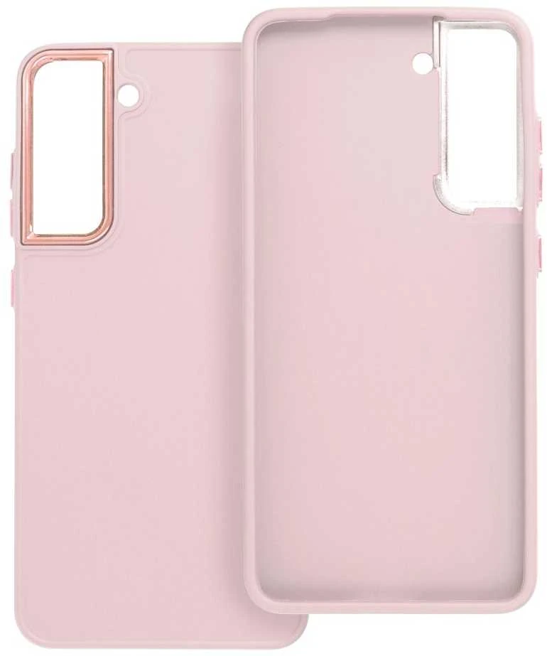 Oem FRAME dėklas skirtas Samsung Galaxy S21 FE powder rožinės spalvos