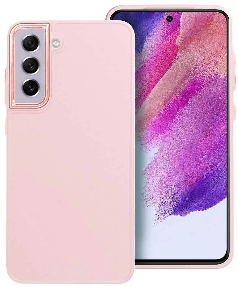 Oem FRAME dėklas skirtas Samsung Galaxy S21 FE powder rožinės spalvos