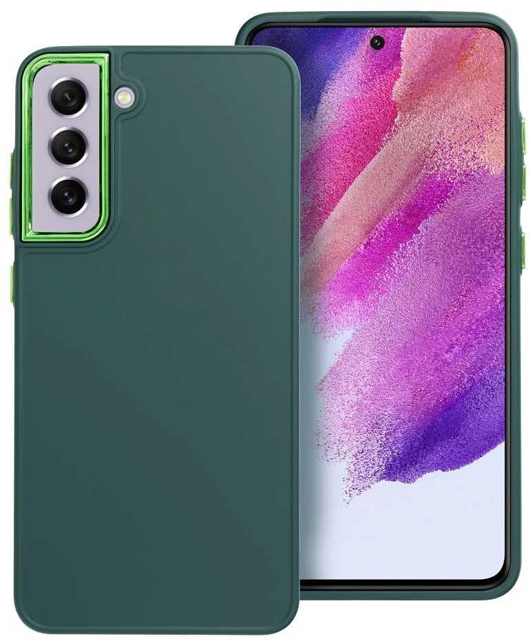 Oem Dėklas na Samsung S21 FE Frame žalia