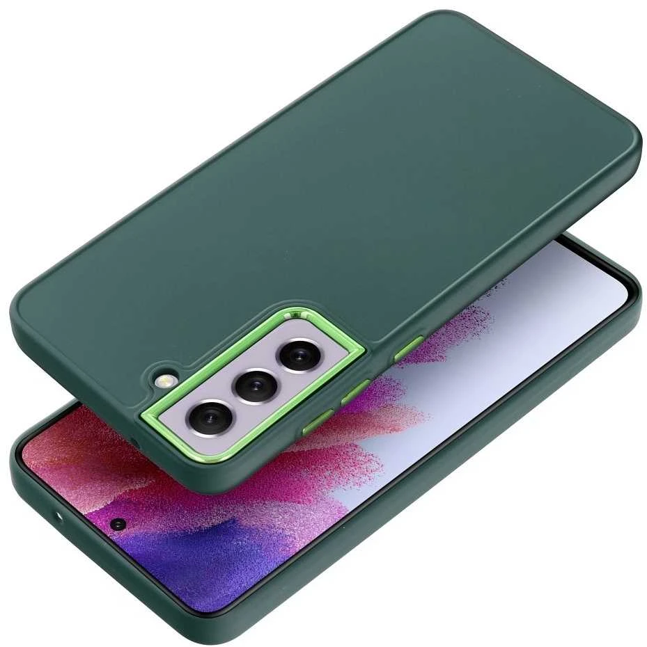 Oem Dėklas na Samsung S21 FE Frame žalia
