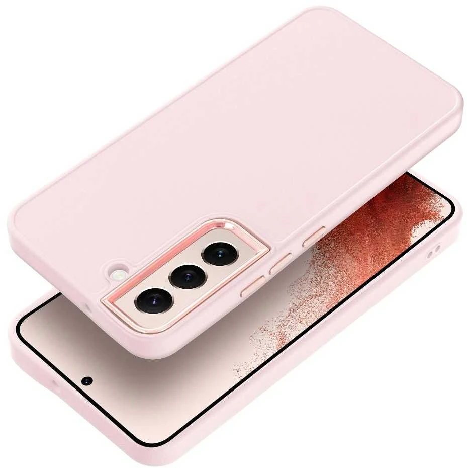 Oem FRAME dėklas skirtas Samsung Galaxy S22 powder rožinės spalvos