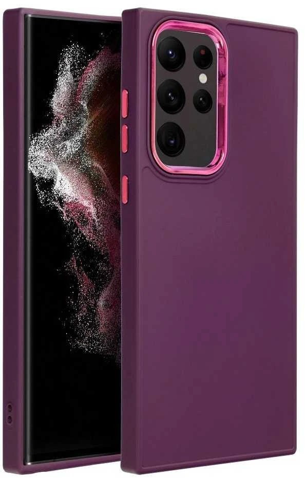 Oem FRAME Dėklas skirtas Samsung Galaxy S22 Ultra violetinės spalvosinės spalvos