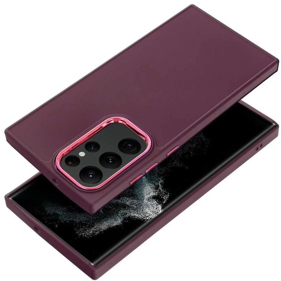 Oem FRAME Dėklas skirtas Samsung Galaxy S22 Ultra violetinės spalvosinės spalvos